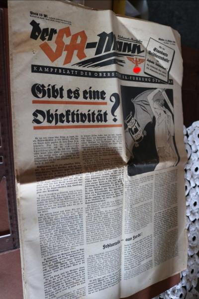 Zeitung -  Der SA-Mann  14. Oktober 1938